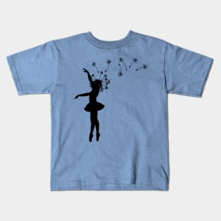 Dandelion Ballerina Kids T-Shirt